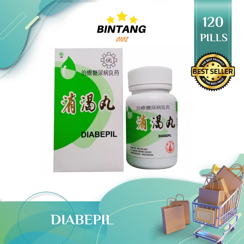 Diabepil Xiao Ke Wan Obat diabetes bpom