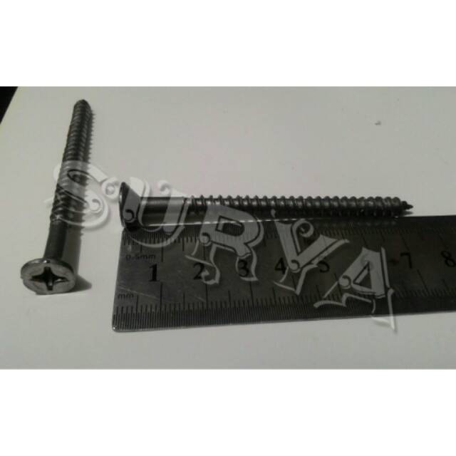 Skrup Baut Kayu ISP  3 x 12 7.5 cm