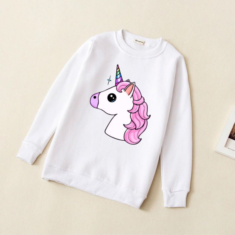 LITLE UNICORN OBLONG SWEATER ANAK WANITA LAKI LAKI TERMURAH TERLARIS'