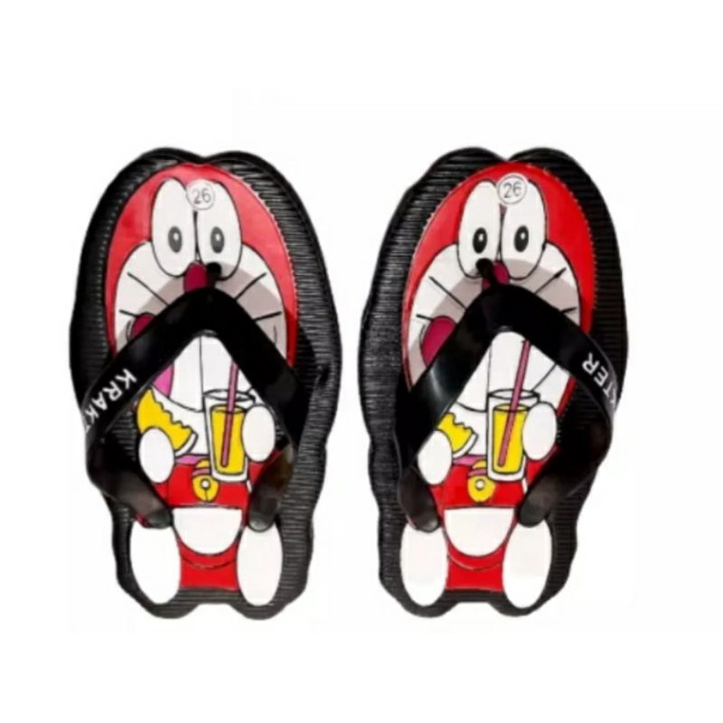 Arkn-Sandal anak Kalakter Doraemon Terbaru