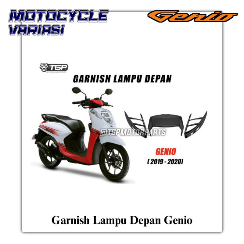 Garnish Lampu Depan Genio Garnish Genio Cover Lampu Depan Genio