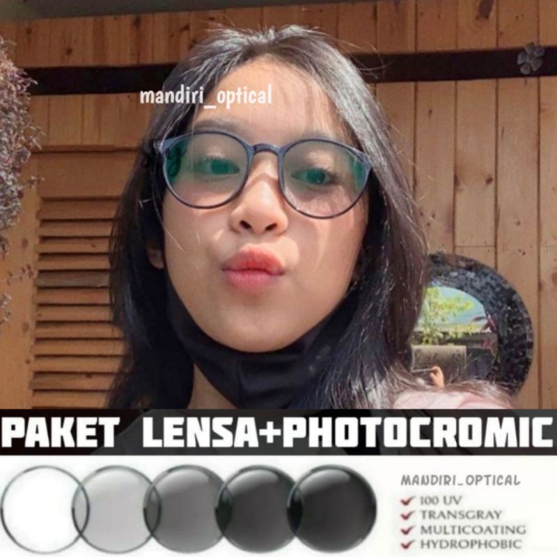 COD (Paket Frame+lensa antiradiasi)| Kacamata photocromic | kacamata minus | kacamata wanita | gratis lensa antiradiasi | kacamata felis | frame 2126 | kacamata murah