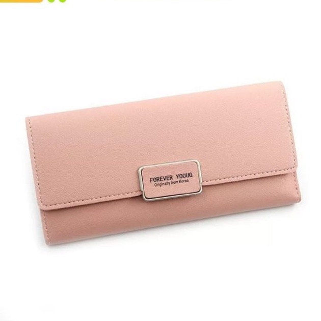 Dompet Wanita Panjang Lipat ForeverYoung Korea IMPOR Wallet Cewek