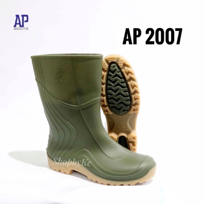 Sepatu Boots Karet merk AP 2007 Pendek Size 37-44