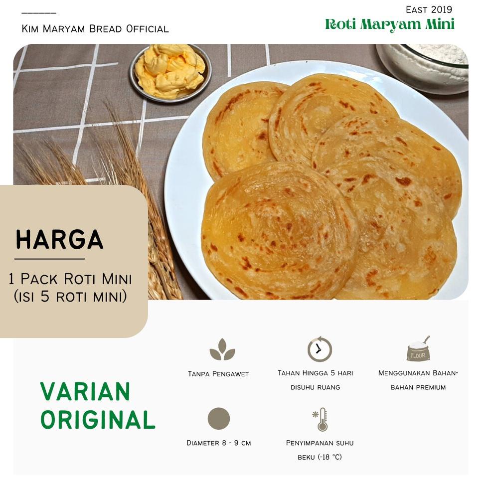 

WOW BANGET Roti Maryam/Cane/Canai/Konde Kim Original 1 Pack isi 5 Pcs ❀ 854