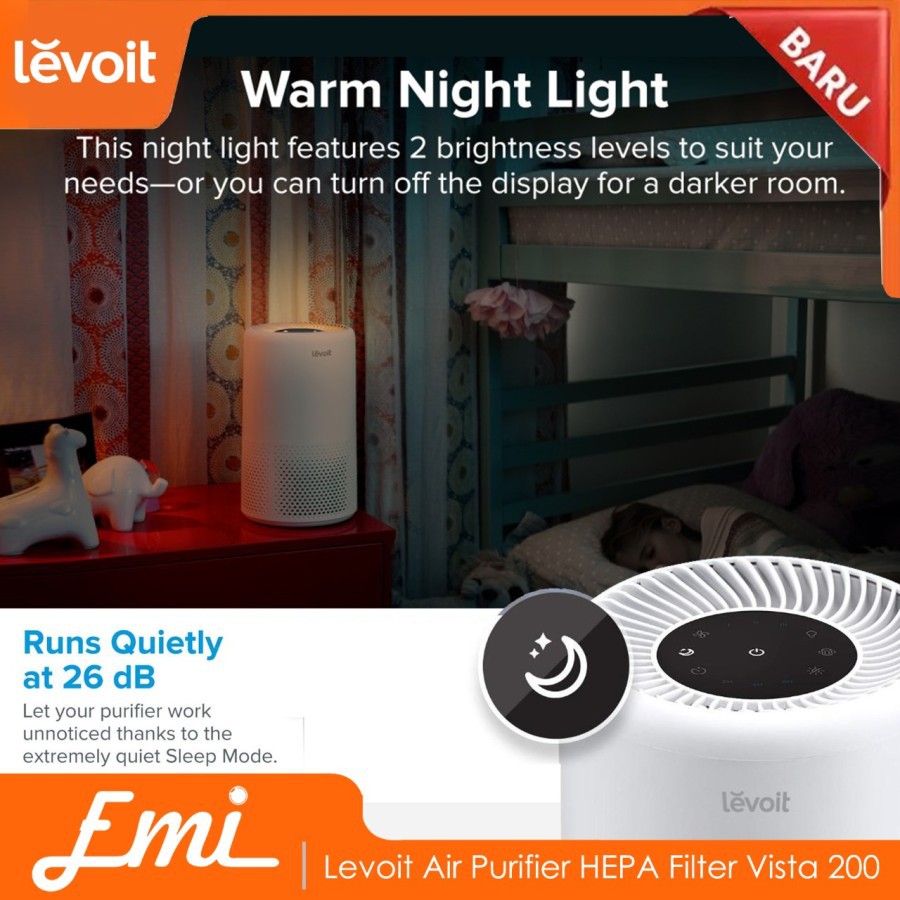 Levoit Air Purifier HEPA Filter Vista 200 Pembersih Udara