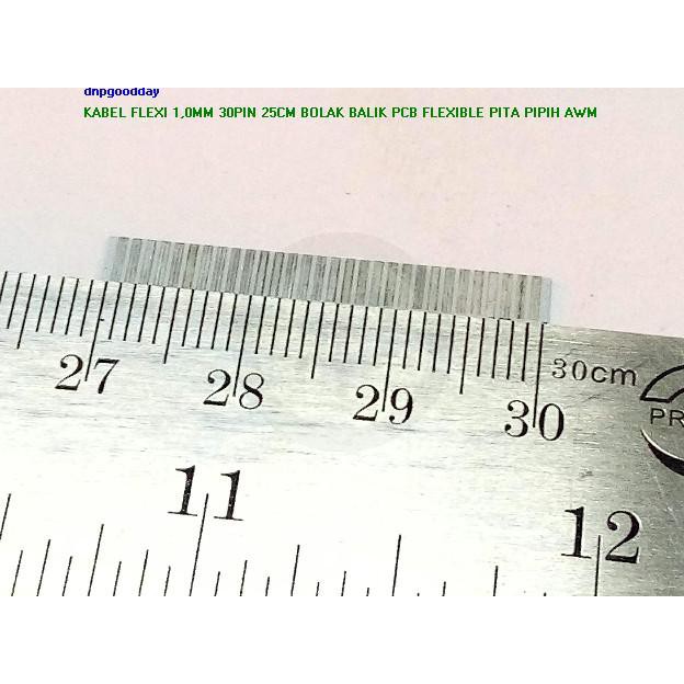 

Kabel Flexi 1,0Mm 30Pin 25Cm Bolak Balik Pcb Flexible Pita Pipih Awm Dnpgood11 Diminati Banget