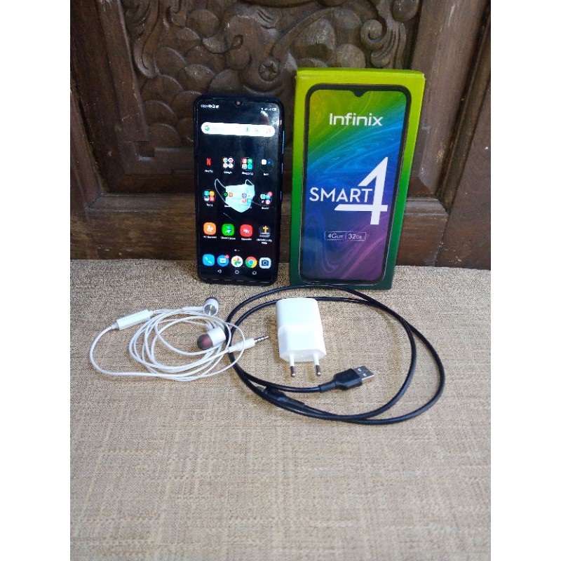 HandphoneInfinixSmart4Green2/32GigaFullSetSecond(SOLD)