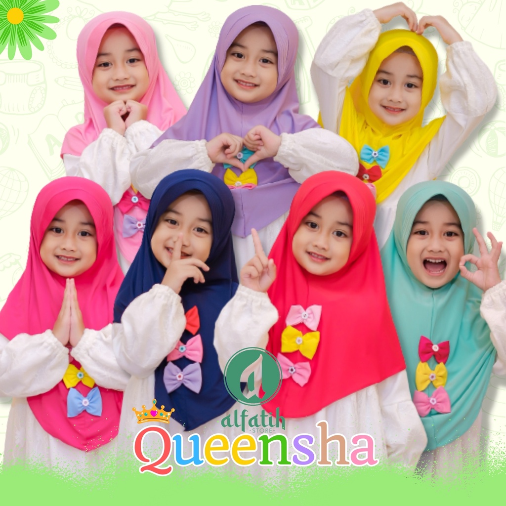 Jilbab Anak Pita Tiga Kerudung Anak Perempuan Hijab Anak Jilbab Instan hijab anak tanggung hijab anank terbaru 2021 kerudung anak usia 3-5 tahun bahan jersey termurah hijab anak murah