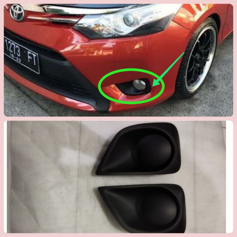 cover foglamp vios original toyota