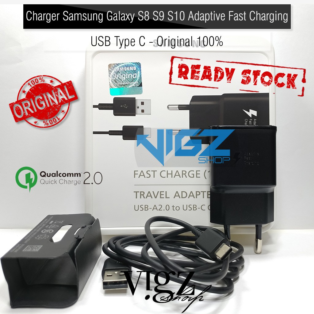 Charger Samsung Galaxy A04 A04s A04e S8 S8 Plus Note 8 Note 9 C9 Pro C7 Pro USB Type C Adaptive Fast Charging Original