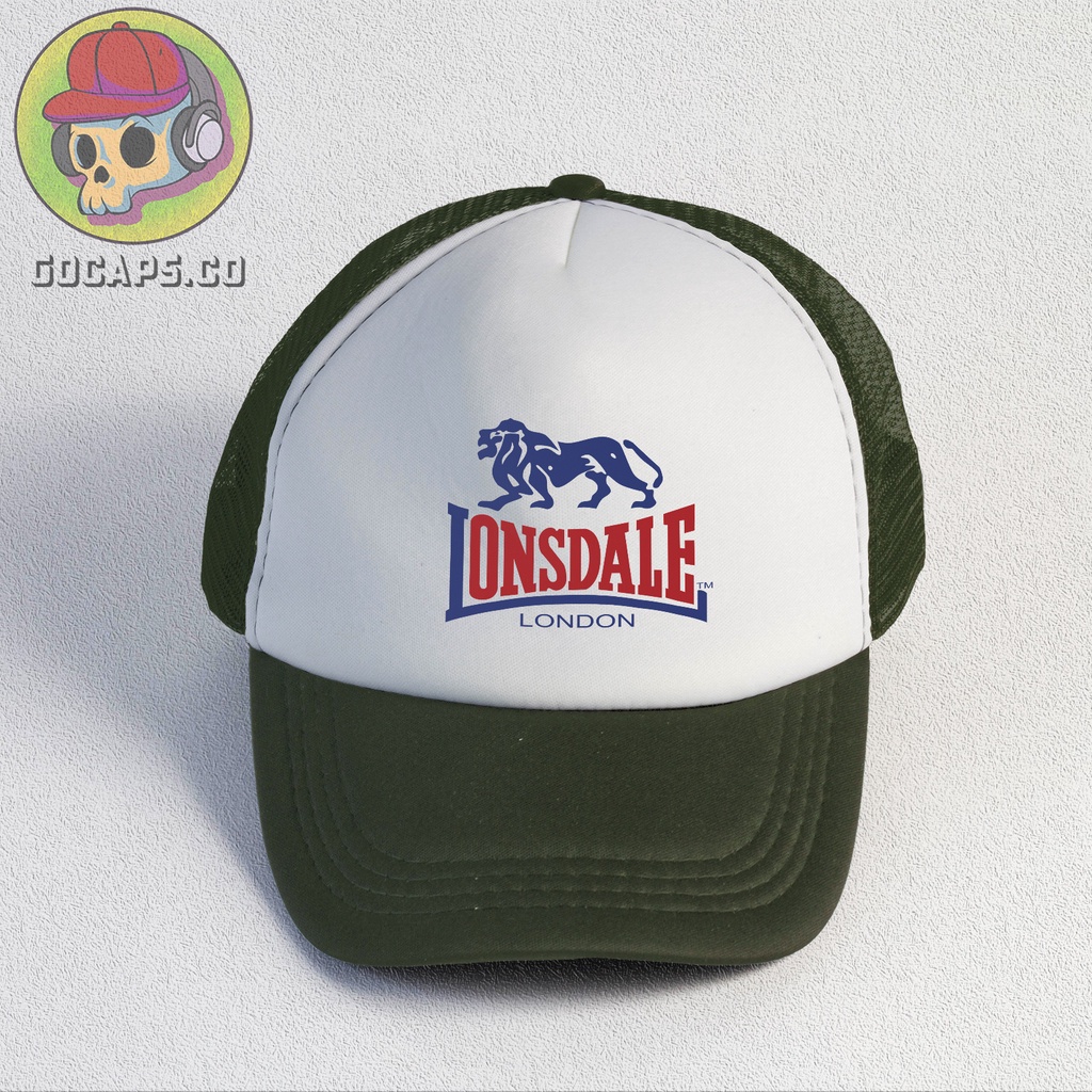 Lonsdale | Trucker Hat | Topi Pria | Trucker | Baseball | Brand | Topi Jaring | Gocaps