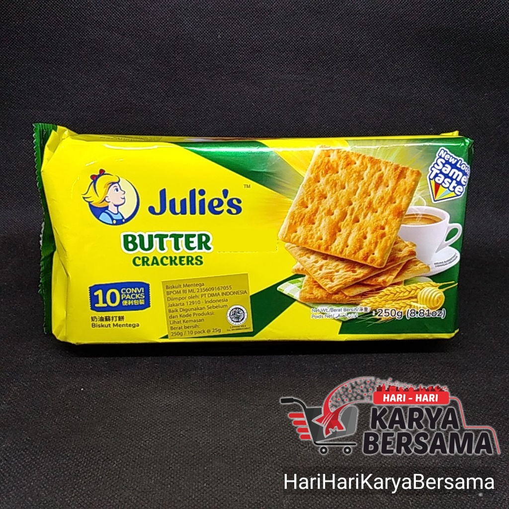 

JULIE'S BUTTER CRACKERS CONVI-PACK 10'S X 25GR