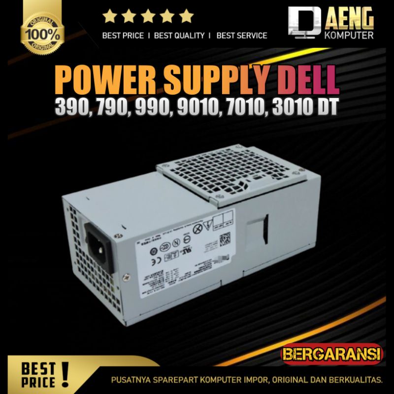 PSU Power Supply Power Suplay Pc Dell Optiplex 790 Tipe Mini Tower Original Murah