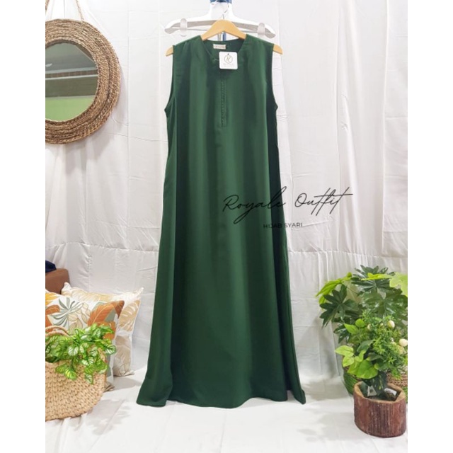 royale - inner wolfis gamis tanpa lengan