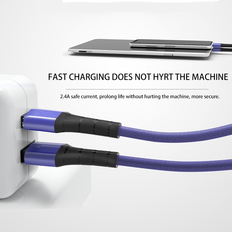 【CB009】Skyhigh Original Kabel Data V23 LED Fast Charging USB LIGHTNING/ TYPE C Kabel CABLE Lightning Fast Charger Ori