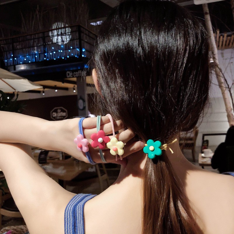 Ikat Rambut BUNGA CLASSIC Korean Style Untuk Wanita Aksesoris Rambut - LPM Shop