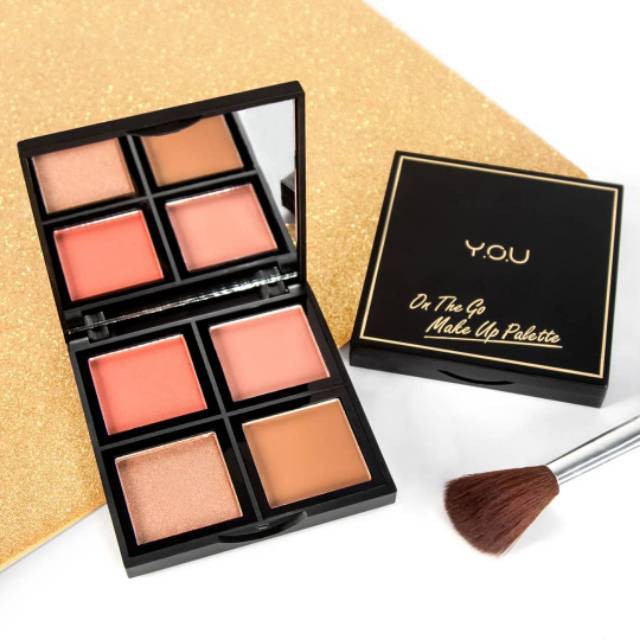 YOU The Gold One On The Go Makeup Palette Perfect Contour