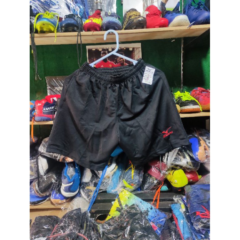 Celana pendek volly asic Mzuno standar unisex bordir