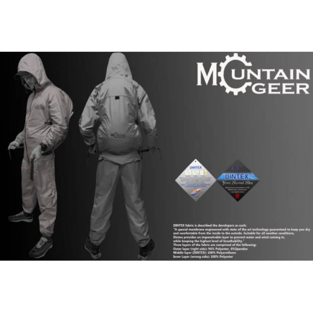 Mountaingeer Rainwear Daypack Slot - Rain Coat - Jas hujan