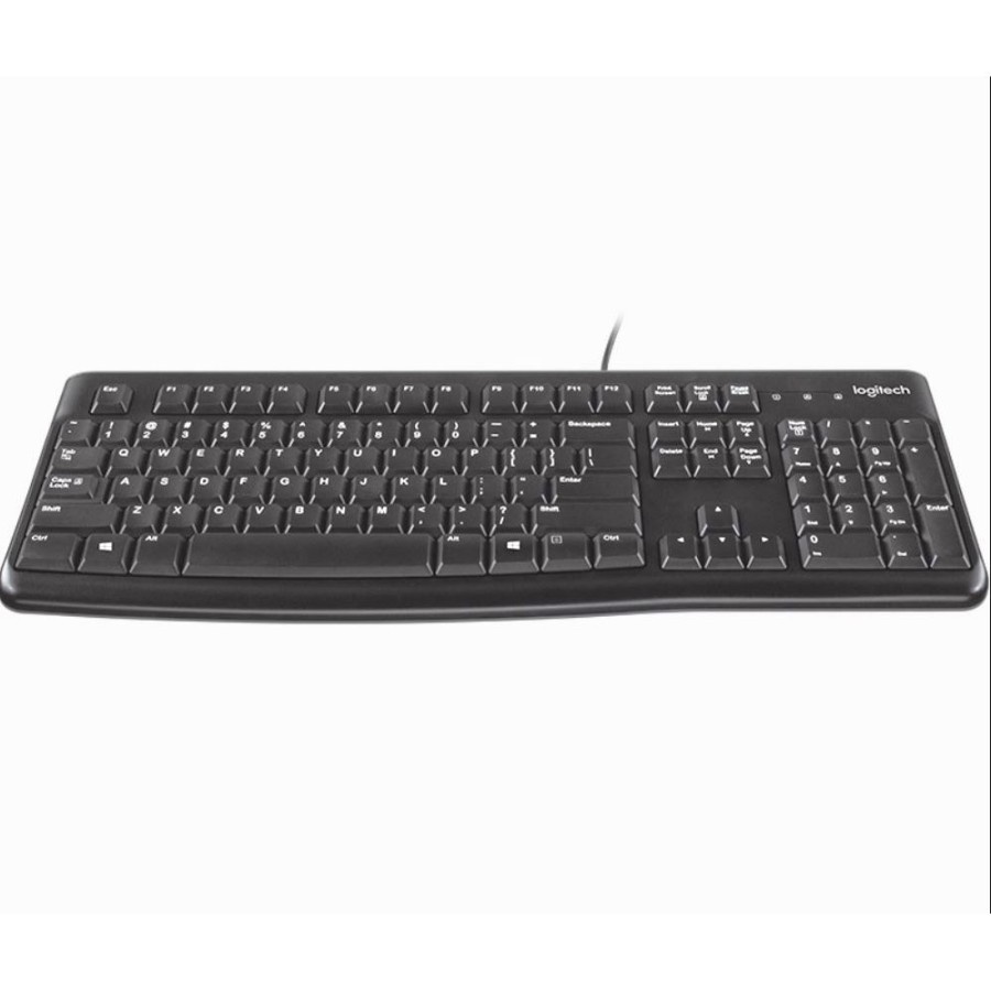 Logitech Desktop Combo Keyboard dan Mouse - MK120 - Black