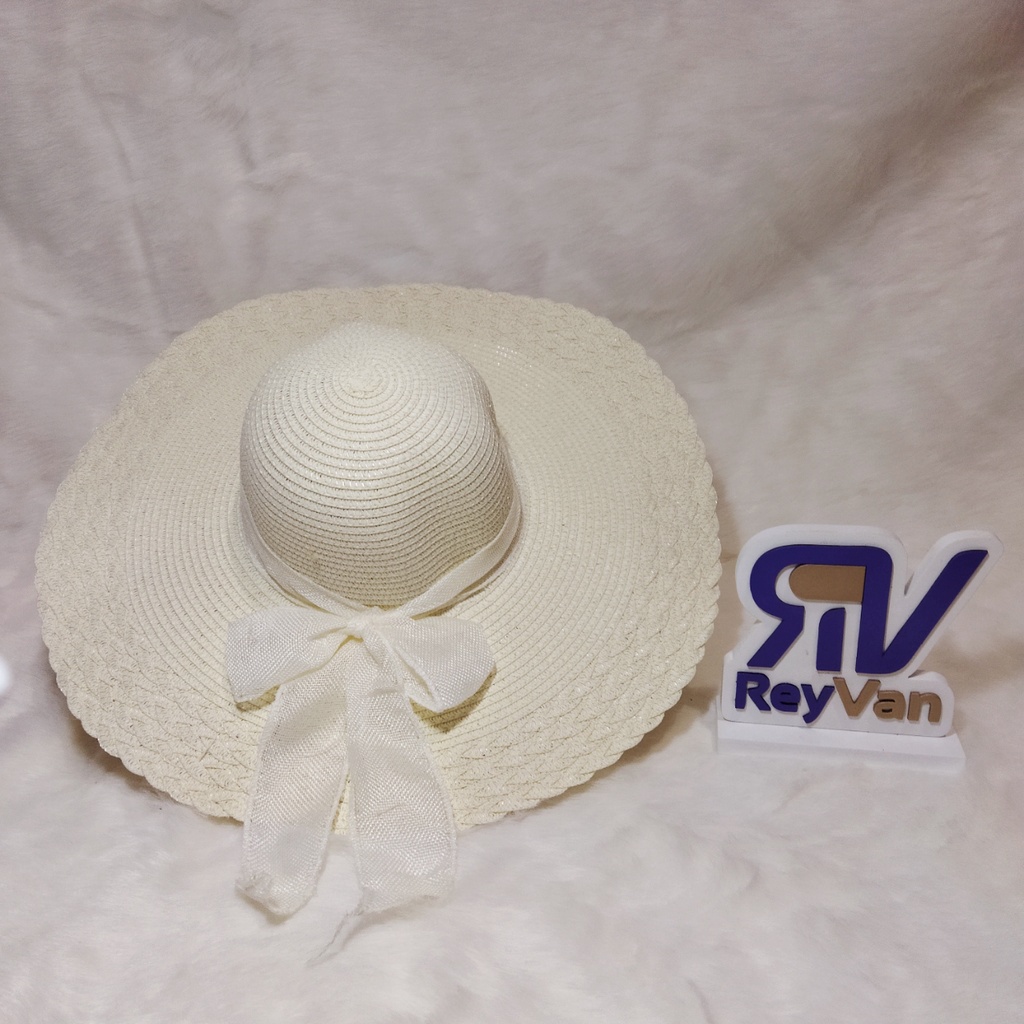 PL14 - Topi Pantai Lebar/Topi Pantai Pelipit/Topi Pantai Wanita