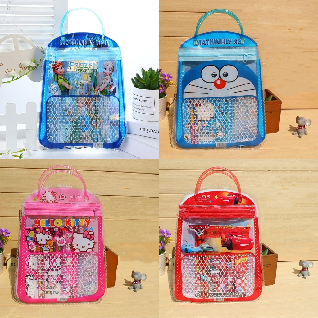 Stationery Set Tas 7In1 Karakter