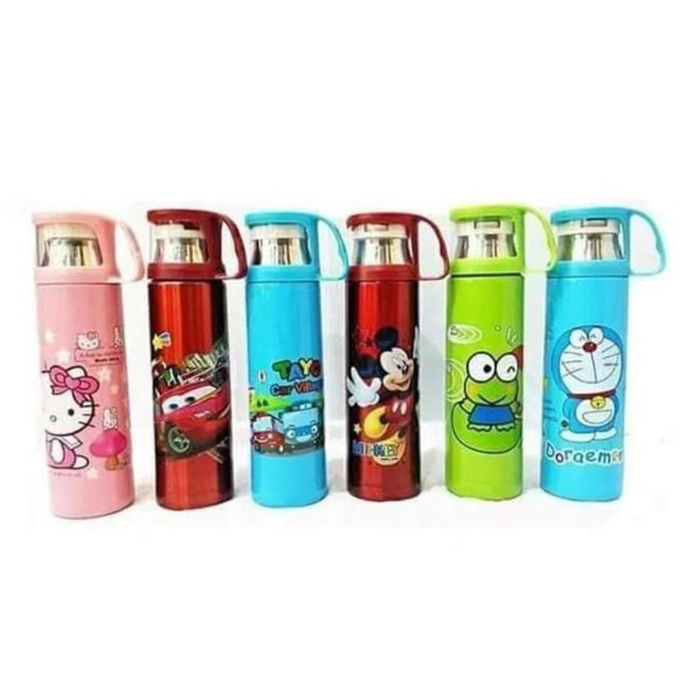 TERBARU Termos Karakter Tutup Gelas Cangkir - Botol Minum Panas Dingin 500ml