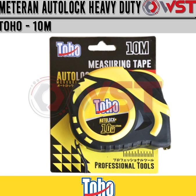 Meteran 10 Meter Autolock Toho / Toho Meteran 10Meter Autolock / 10M Murah