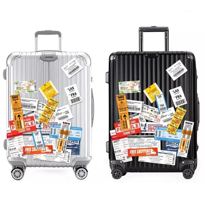 Ds Welcome Stiker Koper/Sticker Luggage Traveling Boarding Pass 25 ...