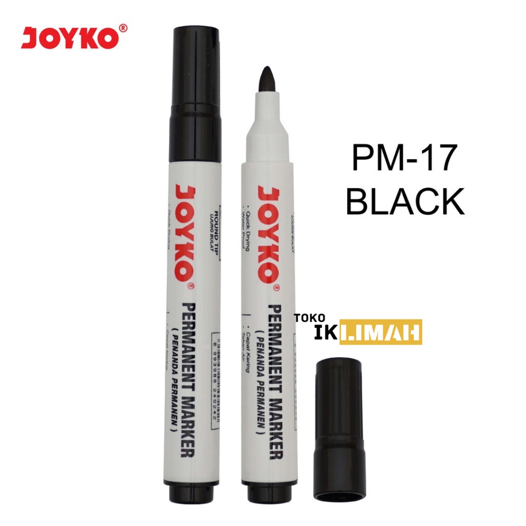

Spidol Permanen Joyko / Permanent Marker Round Tip