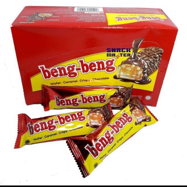 

Beng-Beng Wafer Caramel Crispy Real Chocolate (isi 20pcs x 22gr