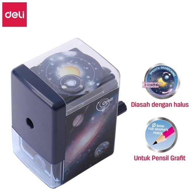 

BISA COD Deli ER10104 Interactive fun Rotary Pencil Sharpener 3C / Rautan/PULPEN GEL/PULPEN LUCU/PULPEN 1 PACK/PENSIL WARNA/PENSIL 2B/PENGHAPUS JOYKO/PENGHAPUS LUCU/RAUTAN PENSIL PUTAR/RAUTAN ELEKTRIK/SPIDOL WARNA/SPIDOL PERMANEN/SPIDOL