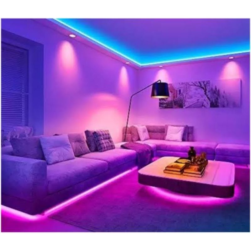 Lampu Aesthetic Kamar Tidur Lampu Led Strip Sensor Music