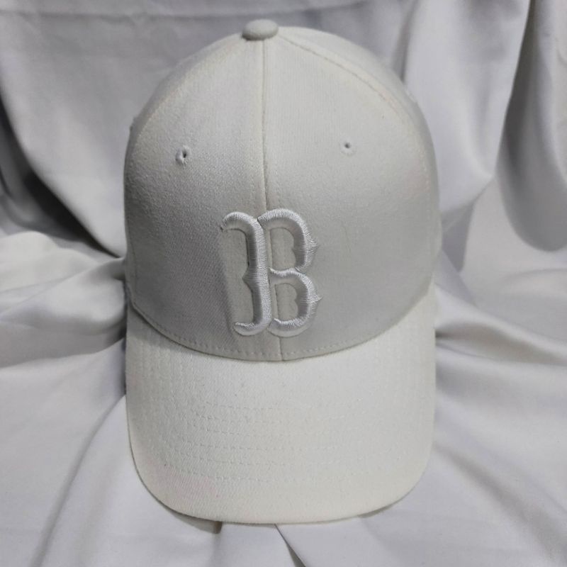 PL Topi B Boston MLB Ori Putih