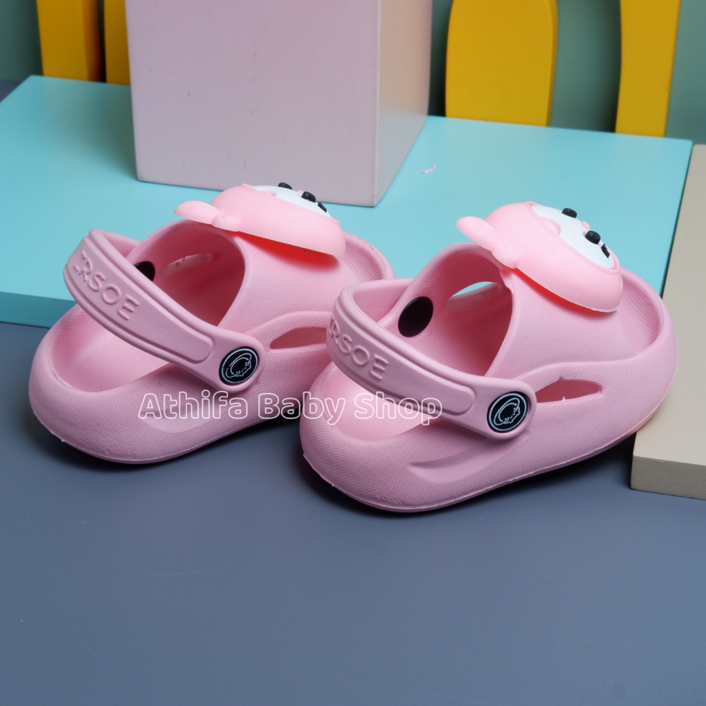 Sepatu Sandal Anak Perempuan Bayi Balita Usia 6 7 8 9 10 11 Bulan 1 2 3 Tahun Size 19-24 Sendal Gunung Karet Cewek Spatu Sandal Prewalker Karet Phylon Ringan -Irsoe 306-