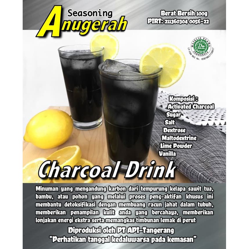 

Charcoal Drink