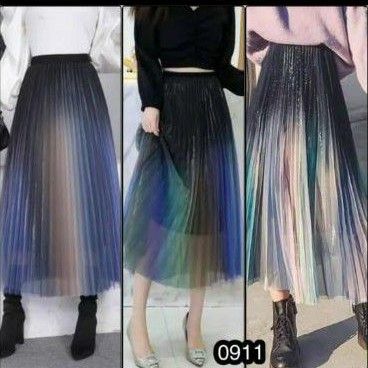 rok tutu pelangi premium - import
