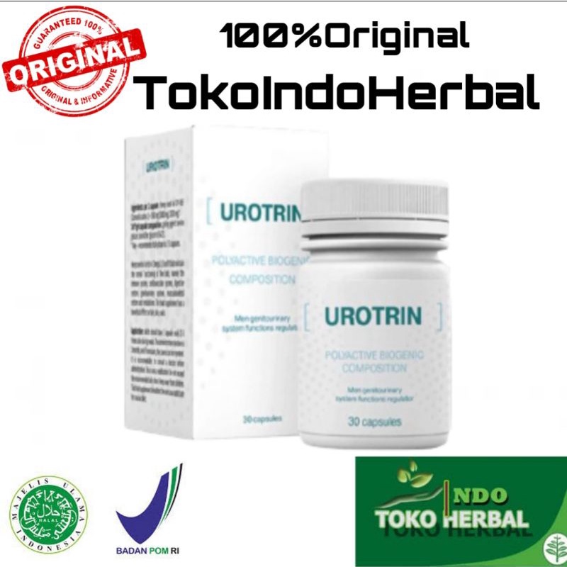 UROTRIN Obat Herbal Alami Asli Original Telah Lulus Uji BPOM
