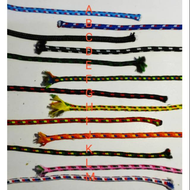 Tali Prusik 4mm ecer / Prusik Bahan Gelang / Gelang Prusik / Paracord