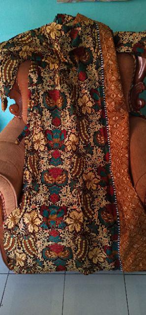 Ms Gamis Batik Sriwedari Maxi Super Jumbo Xxl Ld 110c. Bumil/busui Katun Sogan