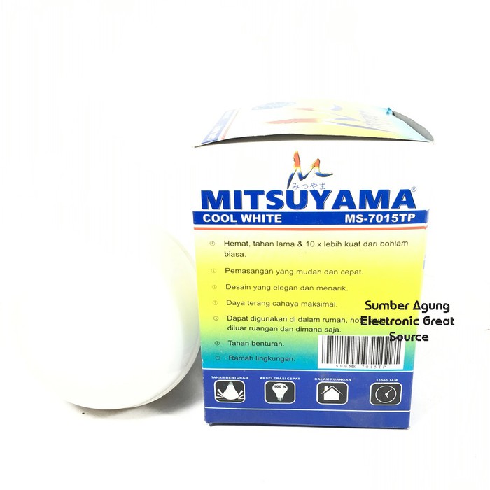 Lampu Mitsuyama MS7015TP 15W LED Bohlam Hemat 15 Watt