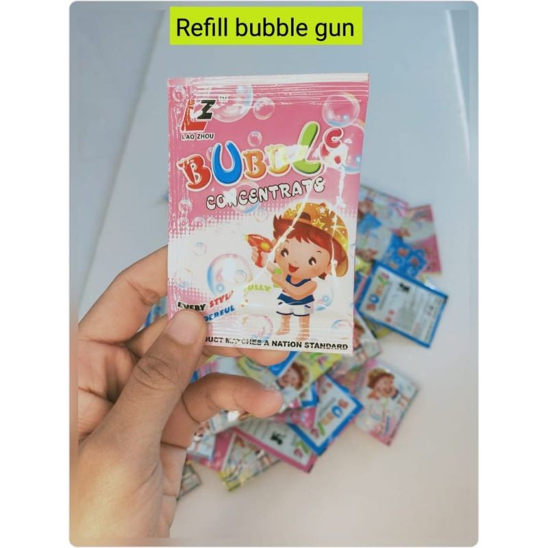 Mainan Buble Elektrik Gatting Gun/Machine Gun Elextrik Bubble Mainan Anak