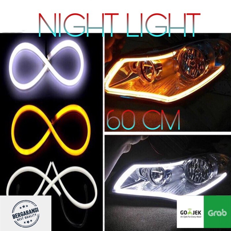 Jual Lampu Led Selang Alis Bulat Drl Flexibel Cm Pcs R Shopee Indonesia