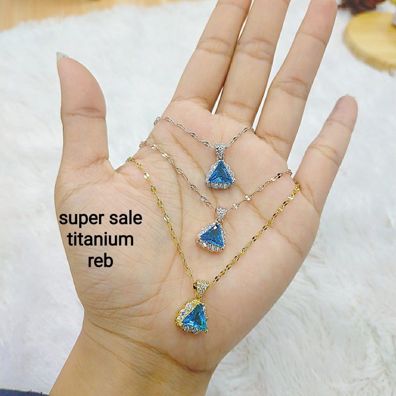 Kalung titanium koleksi NBC.medan kode 02 ,awet,tahan lama