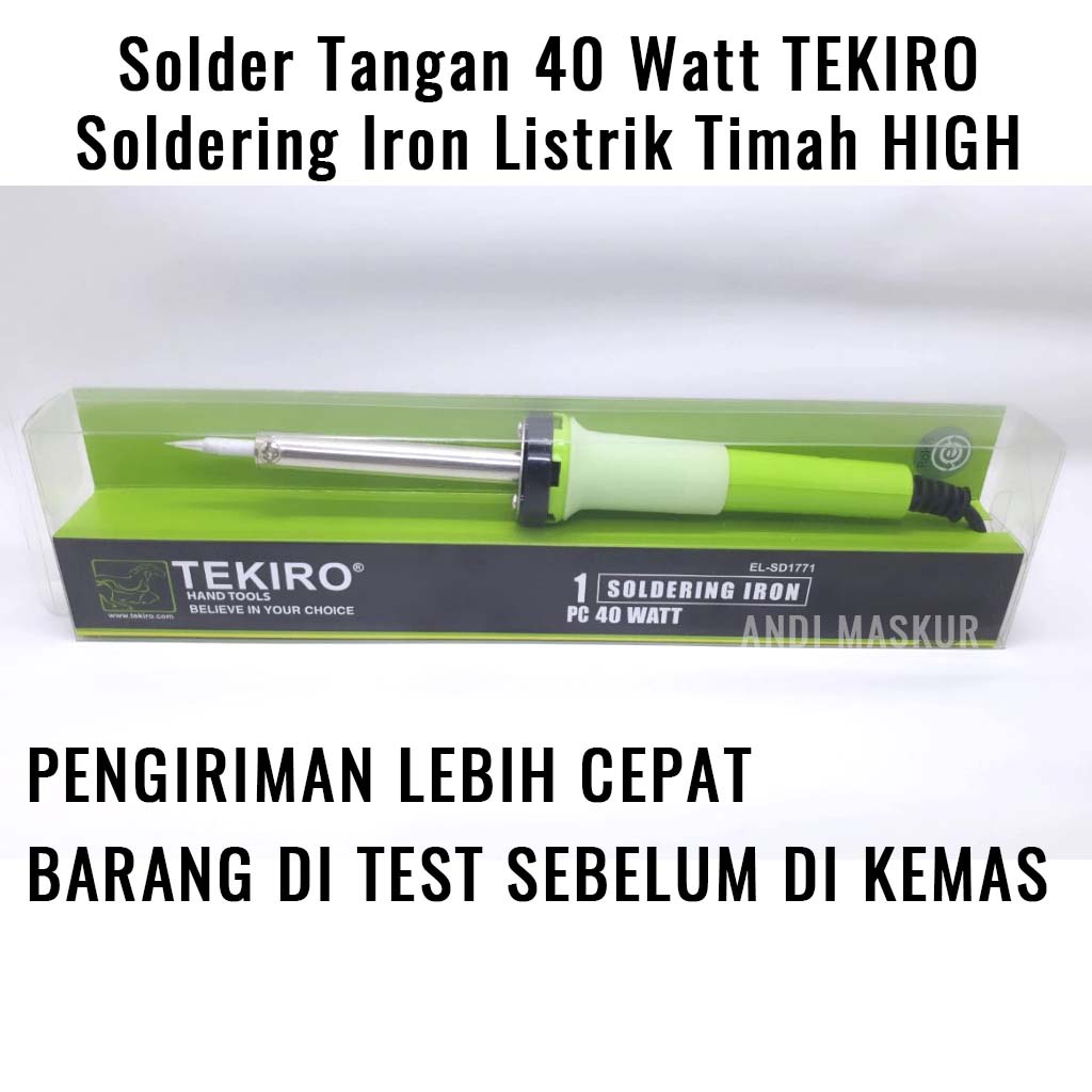 Solder listrik tekiro 40 watt mata solder 40 watt mata solder 60 watt solder listrik tekiro 60 watt