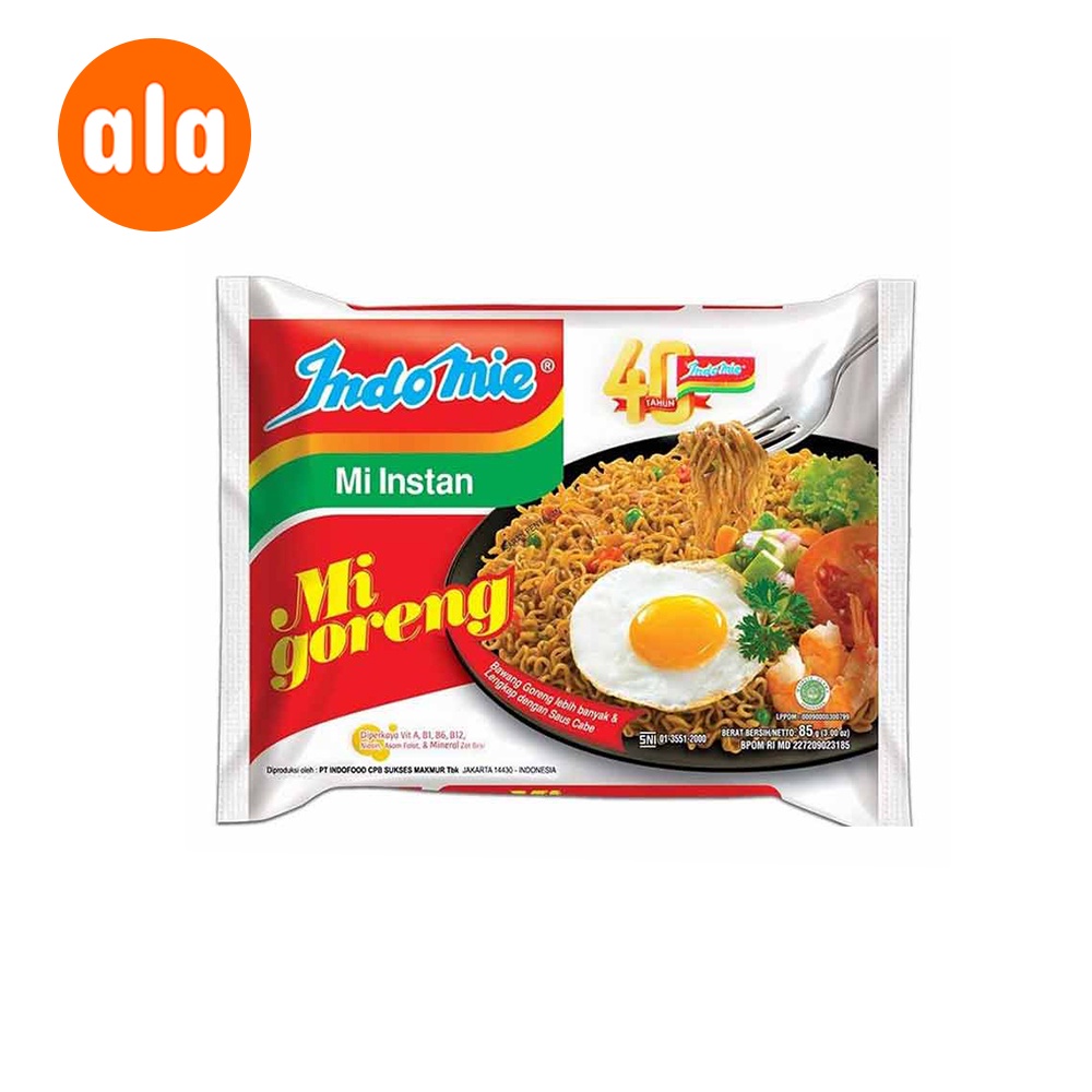 

INDOMIE GORENG MIE INSTANT 1 PCS 85G - ALAMETRIC MALL