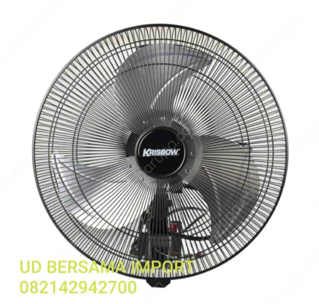 kipas angin dinding besi krisbow wall fan 18inc 45cm