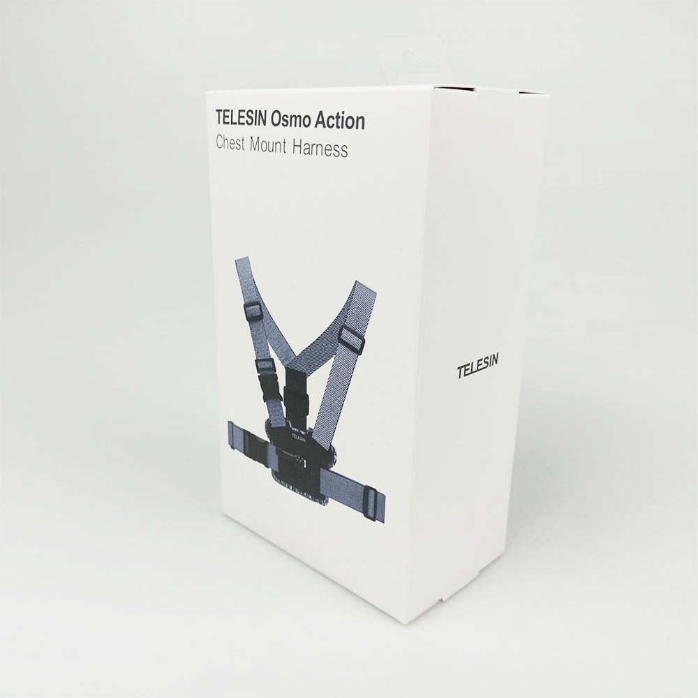 Telesin Double Mount Chest Strap for Action Cam - TE-CGP-001 - Gray