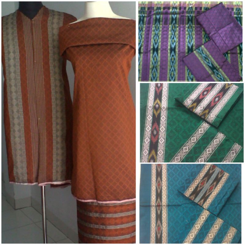 Kain Tenun Sarimbit Seragaman Berpasangan Couple | Kain Papa Mama Sutera Silk | Katun | Viscose Visk